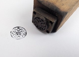 Antique Carlo Antonio Testore CAT Violin Cello Burn in Stamp Branding Iron GOULD