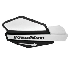 Powermadd Star Series Handguards Black/White #34228