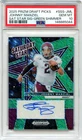 2025 Panini Prizm Draft Picks Football Green Shimmer Johnny Manziel #SSS-JML PSA 10