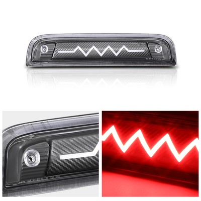 Sequential LED Third Brake Light For 2014-2020 Chevy Silverado & GMC Sierra – Heartbeat Pattern, Black Housing
