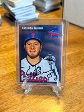 2023 Topps Chrome Platinum Anniversary #176 Esteban Quiroz RC Phillies