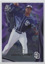 2017 Bowman Platinum Top Prospects Purple 139/250 Dinelson Lamet #TP-DLA 1y2