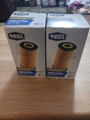 Lot Of 2 MP11784 Super Tech 20,000 Maximum Protection Oil Filters Free Shipping