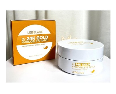 Korea Skincare 24K Gold Hydrogel Eye Patch 60 Sheets for Puffiness Dark Circles