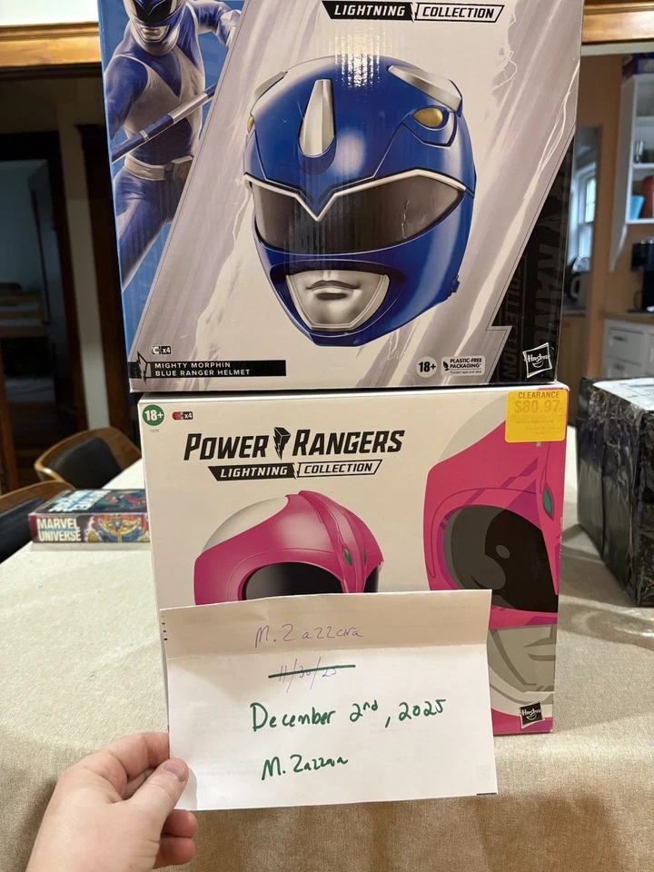 Power Rangers Blue Ranger Lightning Collection Helmet PSA Signed By David Yost - Image 2 of 4