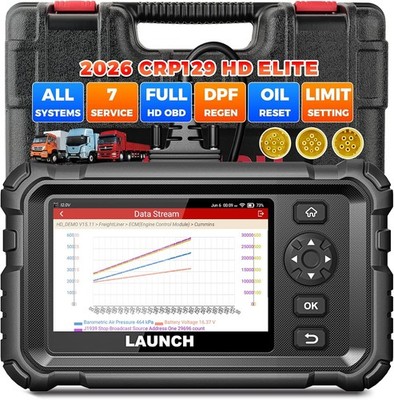 2026 Launch CRP129 HD Diesel Heavy Duty Truck Diagnosegerät Scanner ALL SYSTEM
