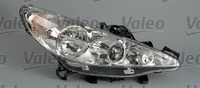 Hauptscheinwerfer Original Teil Valeo 043242 FüR Peugeot SW CC H1 207 Halogen