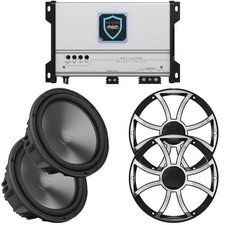 Wet Sounds HTM-1 - HTM Series Full-Range Class-D 1200 Watt at 1-Ohm Mono Ampl...