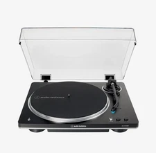 Audio-Technica AT-LP70XBT Bluetooth Turntable Black/Silver | Auto Belt | FedEx