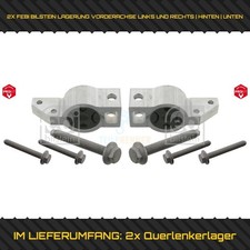 2X FEBI BILSTEIN LAGERUNG, LENKER VORDERACHSE LINKS + RECHTS HINTEN UNTEN