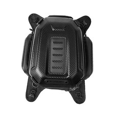 Motorcycle Tank Bag Expandable Motorcycle Storage, 15-18L Carbon fiber black