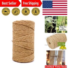 Heavy Duty Jute Twine 328 Feet - Essential for Crafts, Gardening  Packing