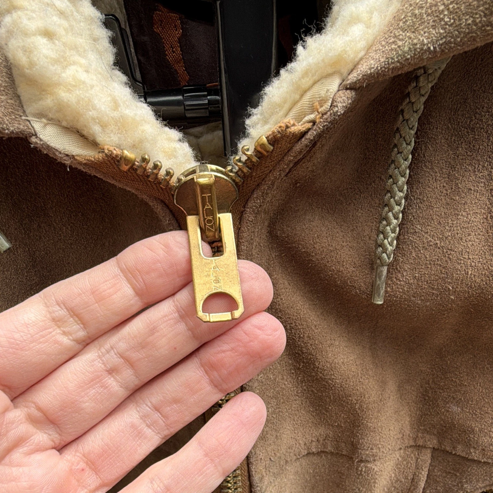 Vintage Robert Lewis “ Robert’s Idea” Suede Coat - product detail image 2