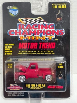 1953 FORD F100 P/U RED ISSUE 161 RACING CHAMPIONS MINT MOTOR TREND TRUCK 1998
