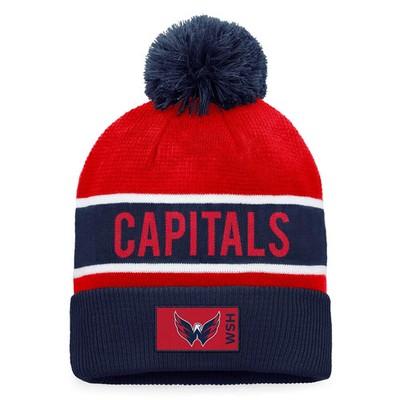 Washington Capitals NHL Fanatics Authentic Pro Game & Train Mütze Rot