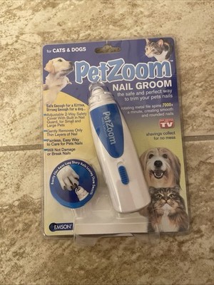 New Easy To Use ''Pet Zoom'' Nail Groom Dog Nail Grinder Trimmer Cordless