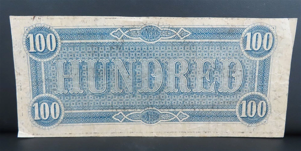 1864 Confederate States of America $100 Note - Image 2 of 2