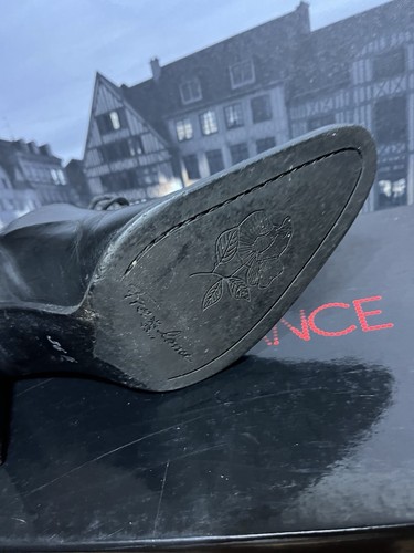 Bottines FREE-LANCE POINTURE 36 Cuir Noir - Picture 8 of 14