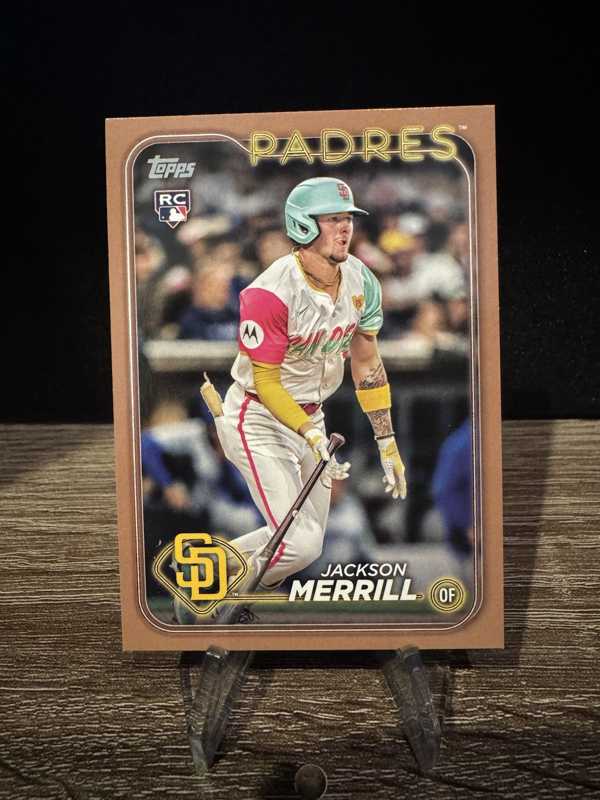 2024 Topps Update #US210 Jackson Merrill Gold /2024 Rookie RC Padres
