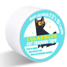 Anti Cat Scratch Tape 2.5 inches x 15 Yards Cat Training Tape 100 Transparen...