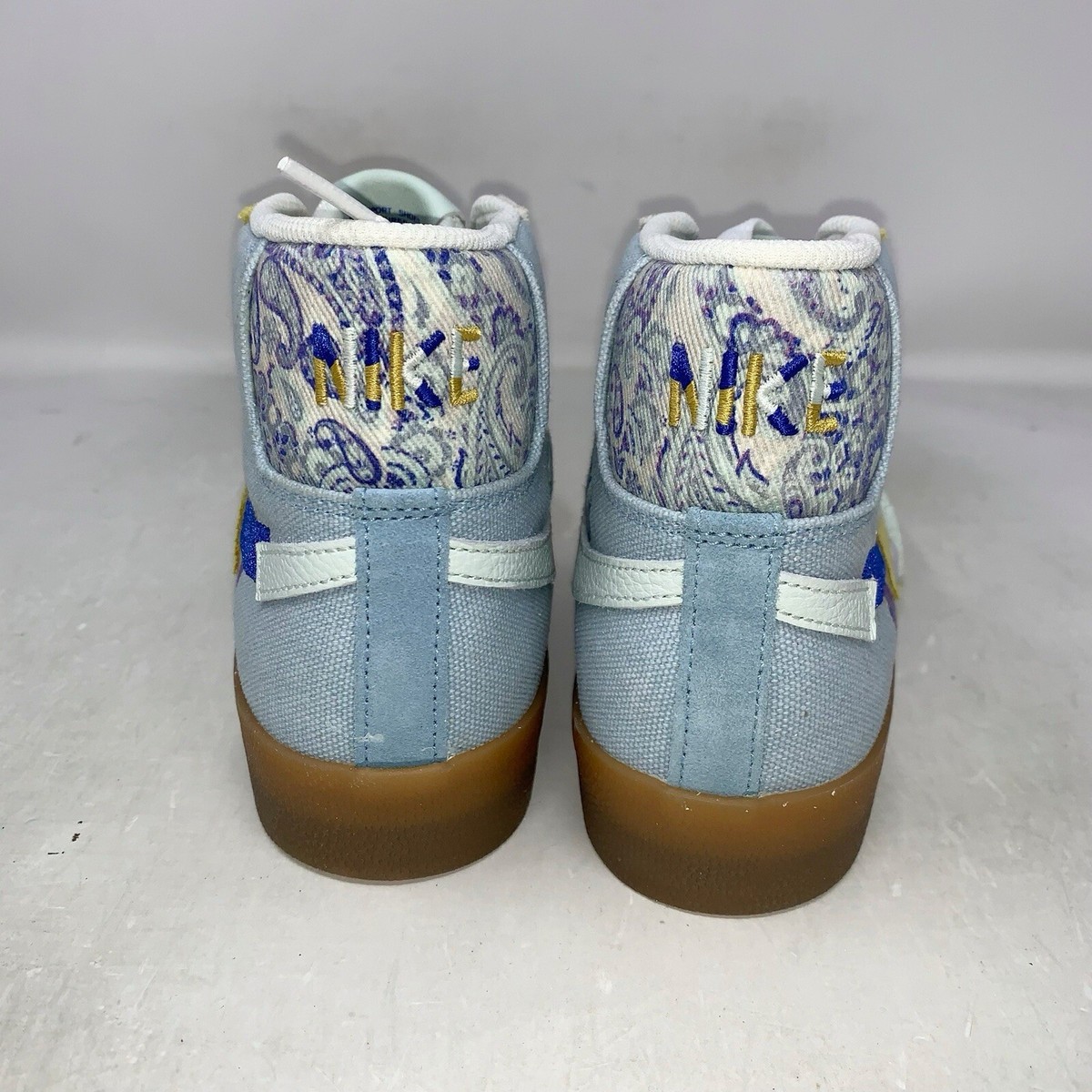 Nike Zoom Blazer Mid Premium Border Blue Paisley Pack Men\'s‎ Size 5 Sneaker Size 7 - Nike Zoom Blazer Premium SB Mid Paisley Pack  main image 2