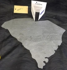 Sparq Write On Slate/Chalkboard Tablet South Carolina Map Cheese Plate Board