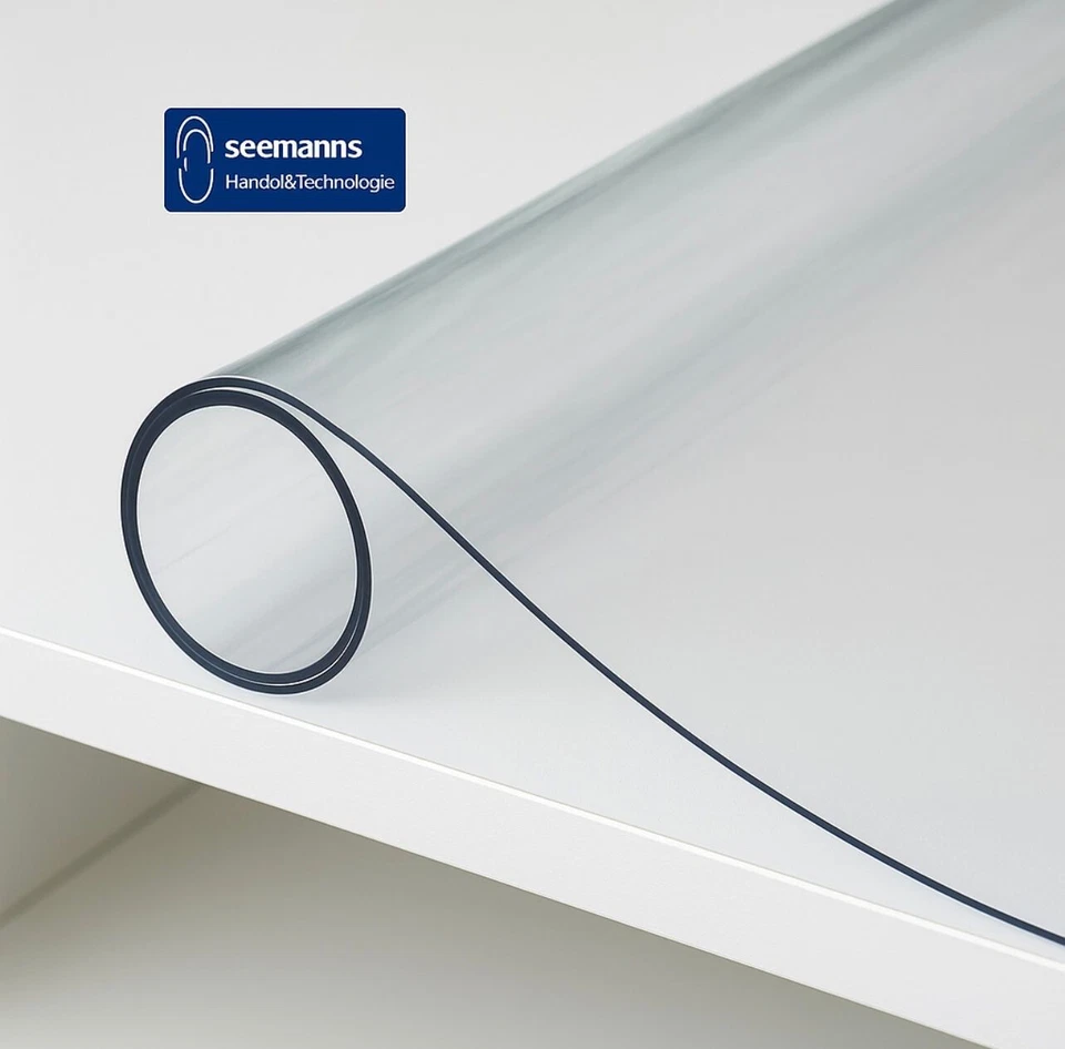 Tischdecke Tischfolie 2mm Transparent Klar Tischschutz Tischmatte Abwaschbar PVC - Bild 4 von 4