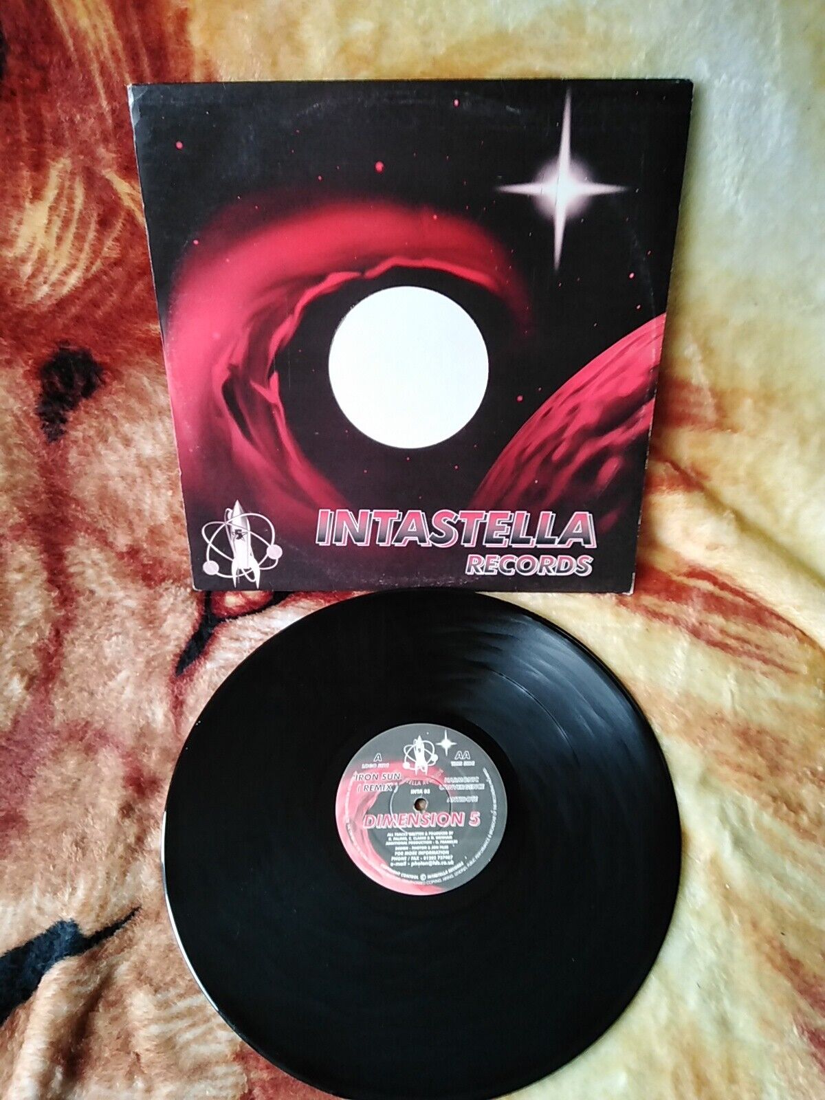 Dimension 5 Iron Sun 12" Vinyl Record 1996 Goa Trance Uk