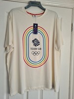 Team GB 2024 BOA Official T-Shirt Cream colour M Brand New with Tags