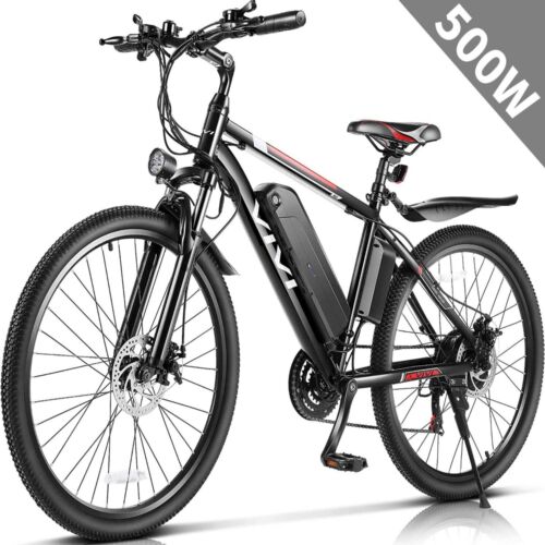 26inch 500W Electric Bike Mountain E-bike 48V Powerful Adults City Road Bicycle* - Picture 1 of 12
