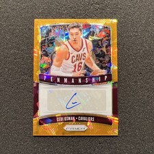 2019-20 Prizm CEDI OSMAN #PM-COS Penmanship AUTO - ORANGE CRACKED ICE HOLO