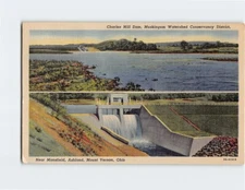Postcard Charles Mill Dam, Muskingum Watershed Conservancy District, Ohio