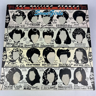The Rolling Stones- Some Girls 12  Vinyl Record Very Good+ Condition
