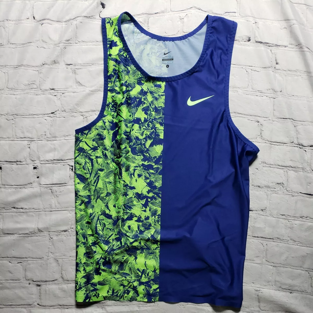 Nike Pro Elite 2019 Turbo Singlet Size Large new rare green