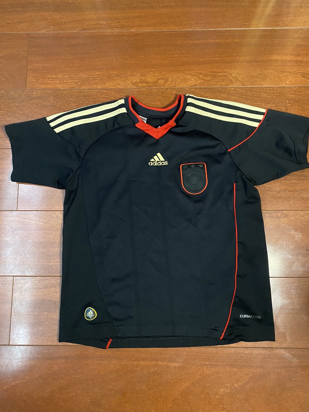 Germany Football Shirt Jersey Boy’s Small 9-10 Vintage 2010-2011 Adidas Away Top
