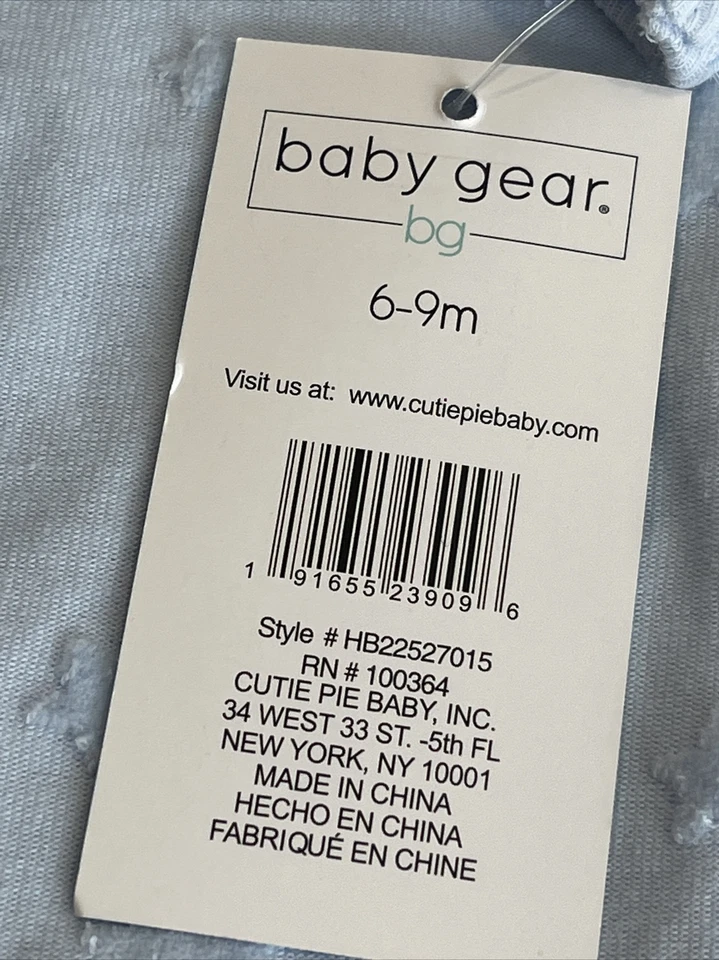 Ropa de bebé nueva para bebé talla 6-9 meses con patas de estrella difusa Foto 2 de 4