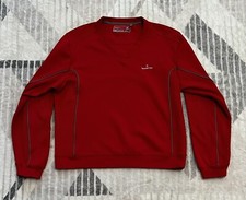 cutter buck drytec pullover golf sweatshirt v neck long sleeve sz m