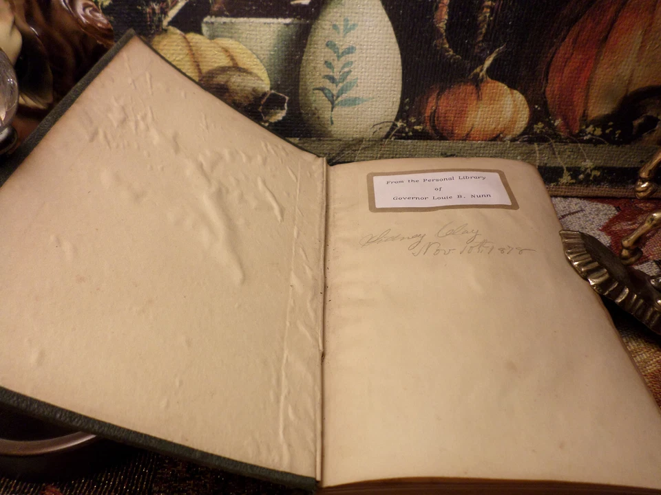 Home as Found 1860 James Fenimore Cooper (Governor Louie B. Nunn) Antique HC Foto 4 de 4