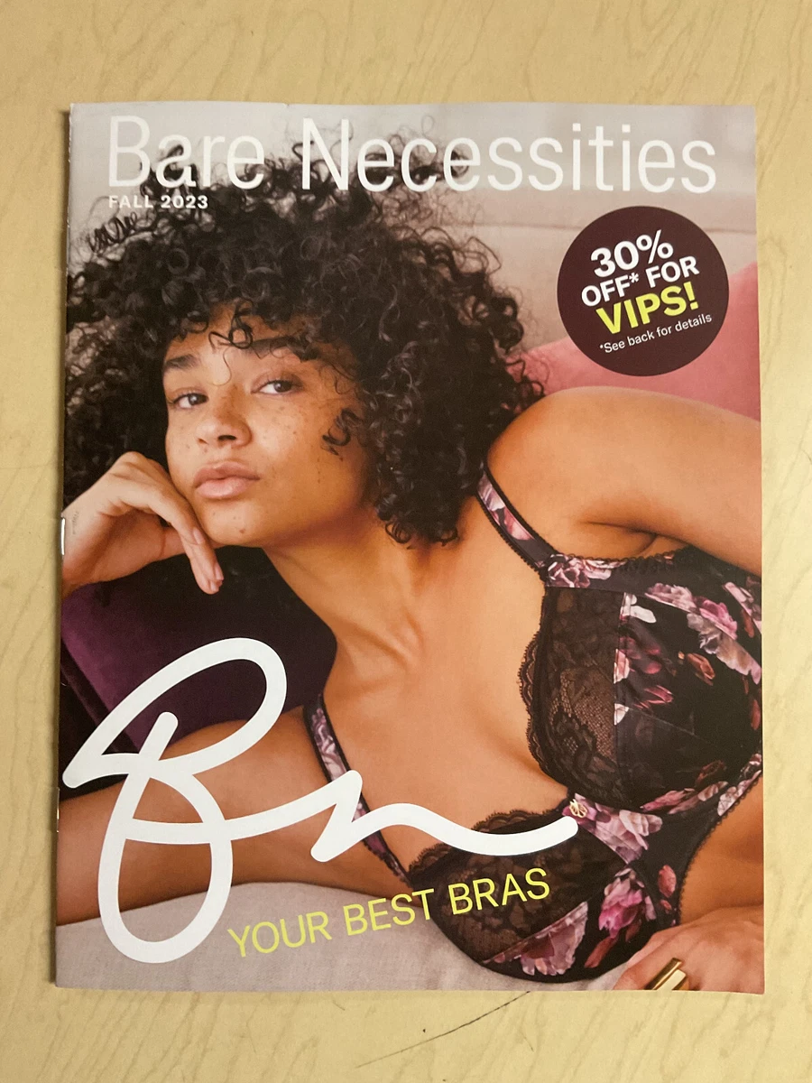 Bare Necessities catalog Fall 2023 issue sexy cover  YOUR BEST BRAS