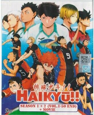 DVD Anime Haikyu Haikyuu!! TV Series 1-50 End Season 1+2 +1 Movie