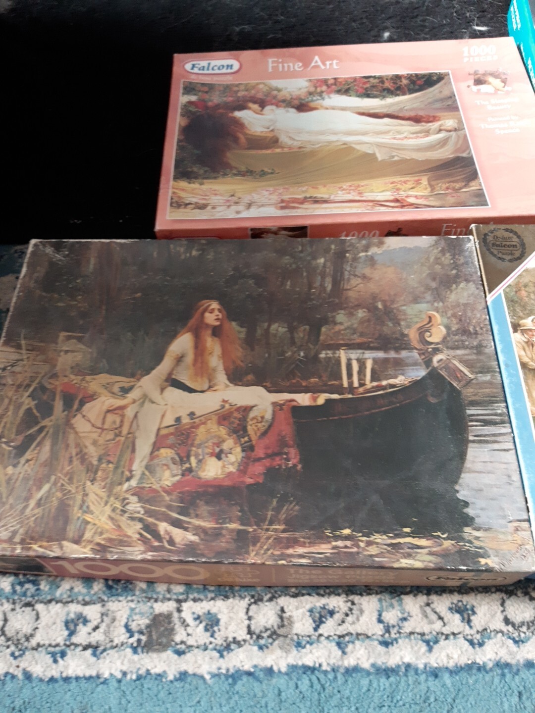 Joblot 4 X Vintage Jigsaws 2 x ,1000 Falcon Deluxe Connoisser eBay