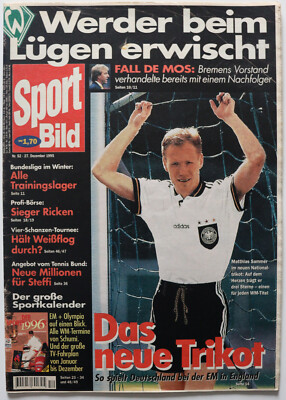 Sport Bild 1995/52: de Mos vor dem Aus (Werder Bremen), Interview Hoeneß