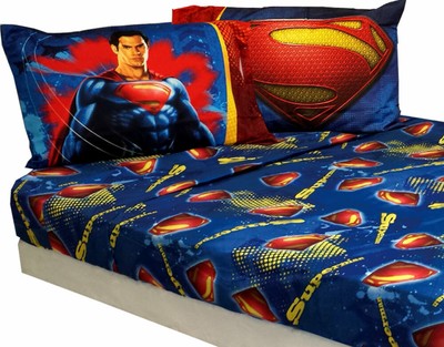 Superman Sheet Set Super Steel Bedding Accessories ...
