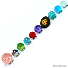 Solar System Planet Glass Toy Marbles Space Gift Present 14-22mm Stocking Filler