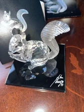 SWAROVSKI Artist Signed 1997 The SQUIRREL SCS 10th Anniversary w/Black Display