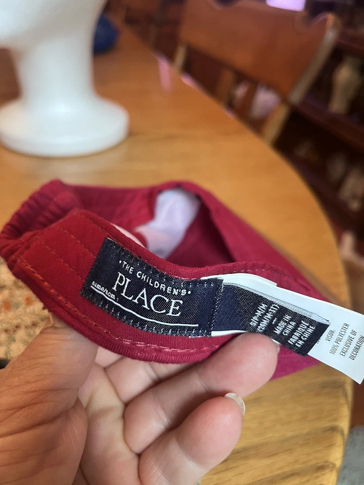 Chapéu boné Little Dude Football Dude from The Children's Place aba marrom - Imagem 4 de 4