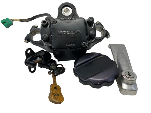 1980 Honda CX500 C Custom OEM Ignition Fuse Box Key Tank Helmet Seat Lock Set