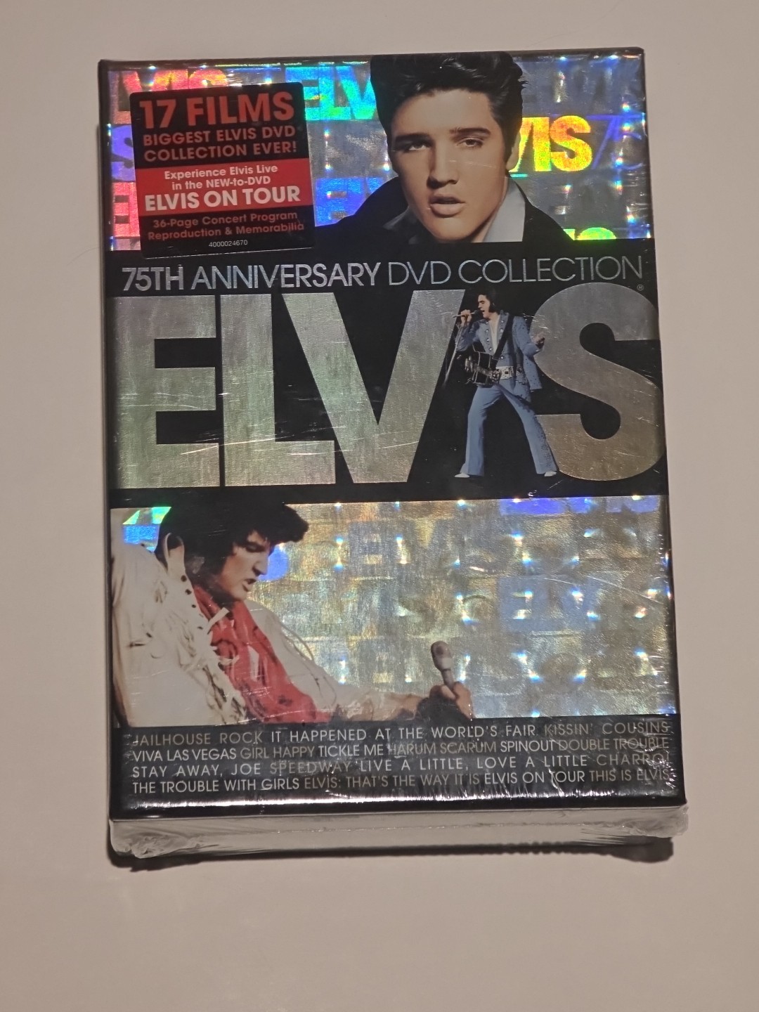 Elvis 75th Anniversary DVD Collection 17 Films  Elvis on Tour NEW Sealed!! RARE