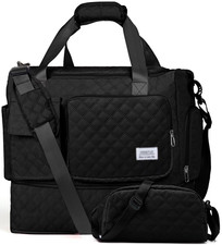 Travel Duffle Bag Weekender Bags for Women with Shoe Compartment Carry on Overni