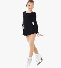 Figure Skating Examination Dress 2850 (Black) Mondor - Adult Small